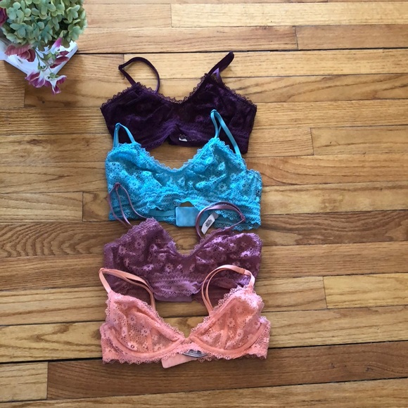 Victoria's Secret Other - 💕BUNDLE OF 4 Victoria Secret Bralettes Size XS 💕
